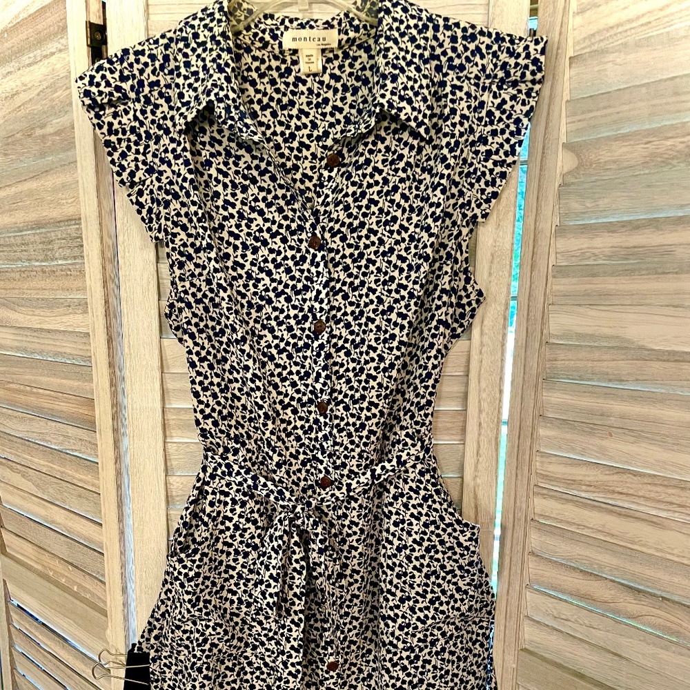 Monteau Navy Dress